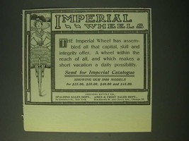 1900 Imperial Wheels Bicycle Ad - £14.72 GBP