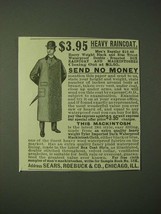 1900 Sears, Roebuck &amp; Co. Mackintosh Ad - $3.95 Heavy Raincoat - £14.54 GBP