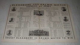 1932 Remington Kleanbore and Palma Match Ammunition Ad - J.F. Kling - $18.49