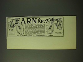 1900 W.G. Baker Baker's Teas Ad - Earn a Bicycle - £14.48 GBP
