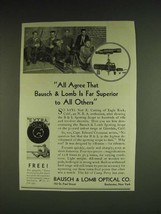 1932 Bausch & Lomb Spotting Scope Ad - All agree - $18.49