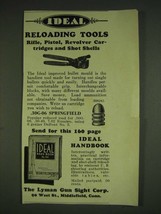 1932 Lyman Ideal Reloading Tools Ad - .30G-06 Springfield - £14.52 GBP