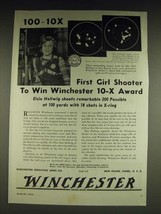 1934 Winchester Model 52 Match Rifle and Precision Cartridges Ad - £14.78 GBP