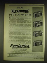 1932 Remington Kleanbore Ad - .22 Short Rim Fire, Hi-Speed, .22 Long Rifle - $18.49