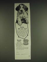 1933 Purina Dog Chow Ad - Lazy, did you say? - £13.91 GBP