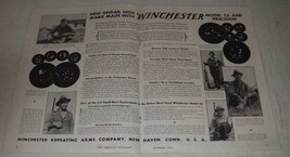 1933 Winchester Model 52 Rifle and Precision Ammunition Ad - Robert W. Hughes - £14.50 GBP