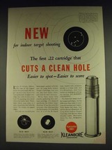 1934 Remington Kleanbore Ammunition Ad - New for indoor target shooting - $18.49