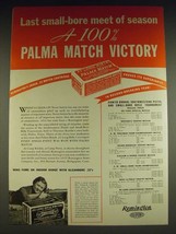 1934 Remington Palma Match Ammunition Ad - Velma K. Umlandt - $18.49