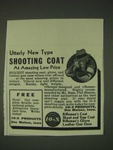 1935 10-X Shooting Coat Ad - Utterly new type shooting coat - £14.81 GBP