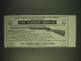 1935 Iver Johnson Skeet-er Gun Ad - Another champion joins the Royal Family - £14.54 GBP