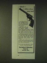1935 Harrington & Richardson H&R Sportsman Revolver Ad - Oked - $18.49