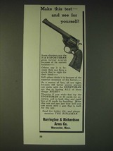 1935 Harrington & Richardson H&R Sportsman Revolver Ad - Make this test - $18.49