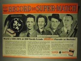 1938 Western Super-Match Ammunition Ad - John R. Wark, Mrs. Melba Berry - £14.55 GBP