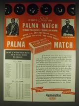 1935 Remington Palma Match Ammunition Ad - It takes skill and Palma Match - $18.49