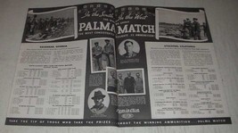 1935 Remington Palma Match Ammunition Ad - Walter Joy, Chas. G. Hamby - $18.49