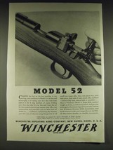 1935 Winchester Model 52 Rifle Ad - £14.78 GBP