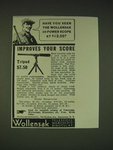 1935 Wollensak 20-power spotting scope Ad - Have you seen - £14.78 GBP