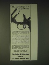 1936 Harrington & Richardson Arms Ad - The advantage of a hinged frame - $18.49
