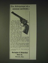 1936 Harrington & Richardson H&R Sportsman Revolver Ad - The advantage - $18.49