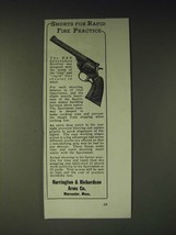 1936 Harrington & Richardson H&R Sportsman Revolver Ad - Shorts for rapid fire  - $18.49