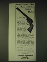 1936 Harrington & Richardson H&R USRA Model Pistol Ad - George Young's - $18.49