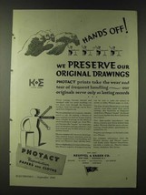 1943 Keuffel &amp; Esser Photact Prints Ad - Hands off! - £14.54 GBP
