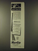 1945 Marlin Model 39-A Rifle Ad - The best Marlin rifles since 1870 - £14.57 GBP