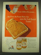 1948 Beverly Peanut Butter Ad - If your children like peanuts - $18.49