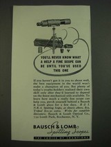 1938 bausch &amp; Lomb N.R.A. Spotting Scope Ad - You&#39;ll never know what a help - £14.70 GBP