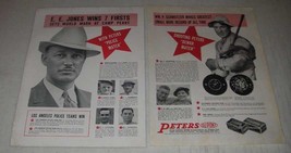 1939 Peters Police Match and Dewar Match Ammunition Ad - E.E. Jones - $18.49