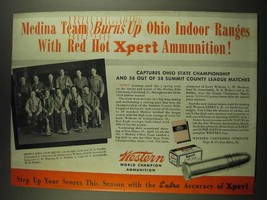 1939 Western Xpert Ammunition Ad - Medina Rifle Club Squad - £14.27 GBP