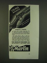 1940 Marlin 39A Rifle Ad - 176,468 rounds without a penny for repairs - £14.27 GBP