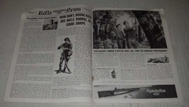 1942 Remington Arms Ad - How Dan'l Boone kept his rifle barrel in good shape - $18.49