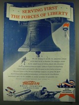 1942 Western Ammunition Ad - Serving first the forces of Liberty - £14.77 GBP