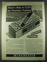 1942 Winchester EZXS Ammunition Ad - There&#39;s help in EZXS for Precision Training - £14.44 GBP
