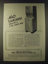 1943 North American Philips Company Norelco Searchray X-Ray Machine Ad - $18.49