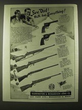 1945 H&amp;R Harrington &amp; Richardson Guns Ad - Sportsman Model 999 Revolver - £14.46 GBP