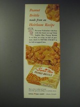 1963 Sophie Mae Peanut Brittle Ad - Peanut Brittle made from an Heirloom Recipe - £14.30 GBP