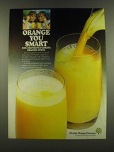 1983 State of Florida Dept. of Citrus Ad - Orange you smart - £14.81 GBP