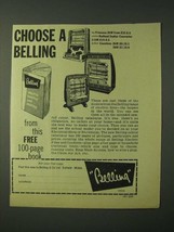 1960 Belling Electric Fires Ad - Princess, Radiant Zephyr Convector and Countess - $18.49
