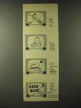 1960 Esso Blue Paraffin Ad - Esso Blue in your Oil Heater - £14.48 GBP