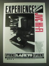 1987 Laskys JVC Stereo Ad - Experience JVC Hi-Fi - $18.49