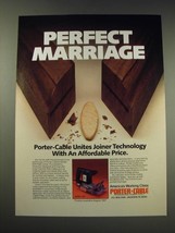 1987 Porter-Cable Model 555 Plate Joiner Ad - Perfect Marriage - £14.78 GBP