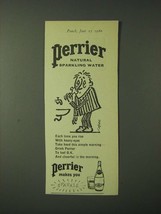1960 Perrier Water Ad - Perrier Natural Sparkling Water - £14.74 GBP