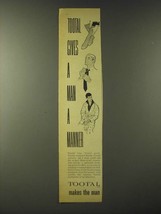 1960 Tootal Ties, Socks, Weekend Shirts and Cravats Ad - gives a man a Manner - £14.76 GBP