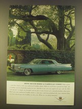 1963 Cadillac Car Ad - How much does a Cadillac Cost? - $18.49