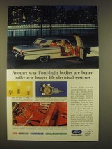 1963 Ford Cars Ad - Another way Ford-built bodies are better built-new longer  - £14.78 GBP