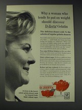 1963 General Foods D-Zerta Gelatin Ad - Why a woman who tends to put on weight  - £14.73 GBP