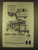 1963 IH International Harvester Truck Ad - Compact Van, Automobile Transporter - £14.76 GBP