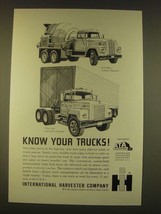 1963 IH International Harvester Trucks Ad - Cement and Inter-city Freighter - £14.44 GBP